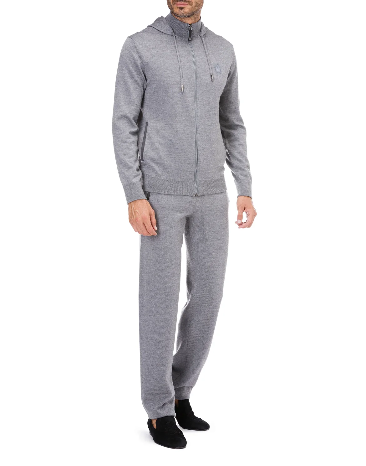 Knit Jogging Trousers -T Crest, цвет: Серый
