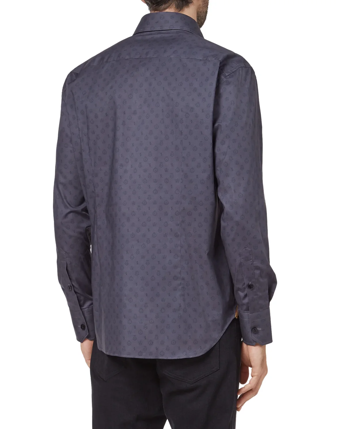 Shirt Gold Cut LS/multi Members only, цвет: Черный