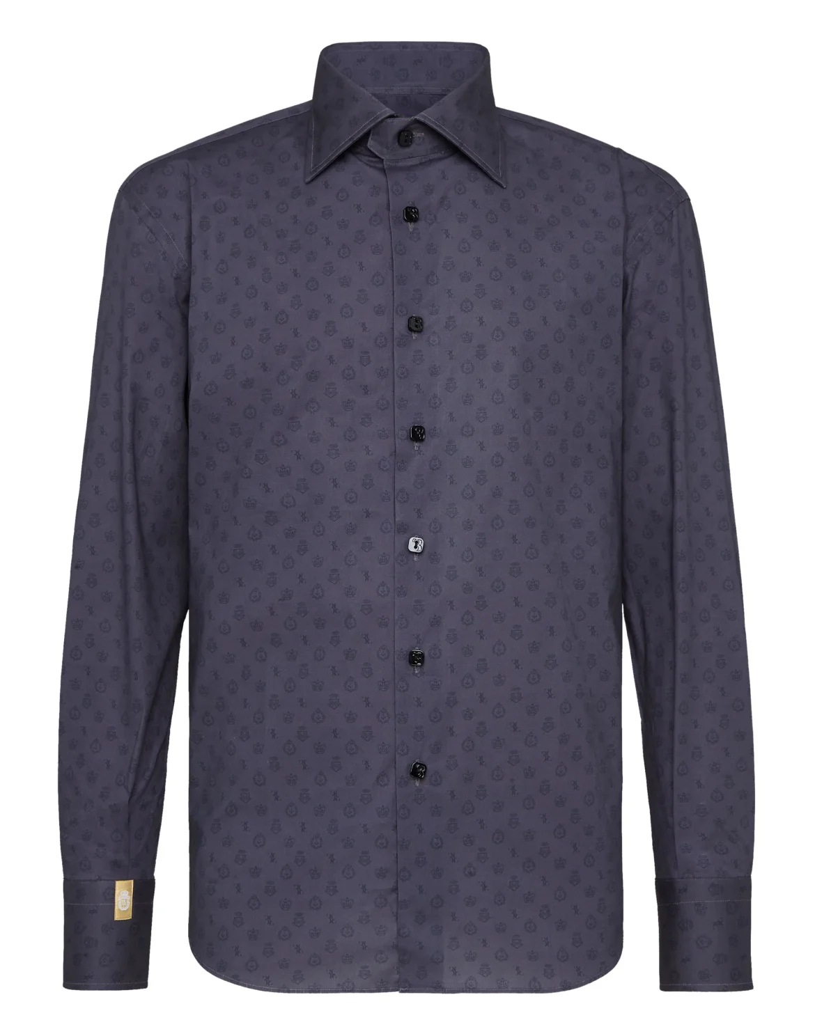 Shirt Gold Cut LS/multi Members only, цвет: Черный