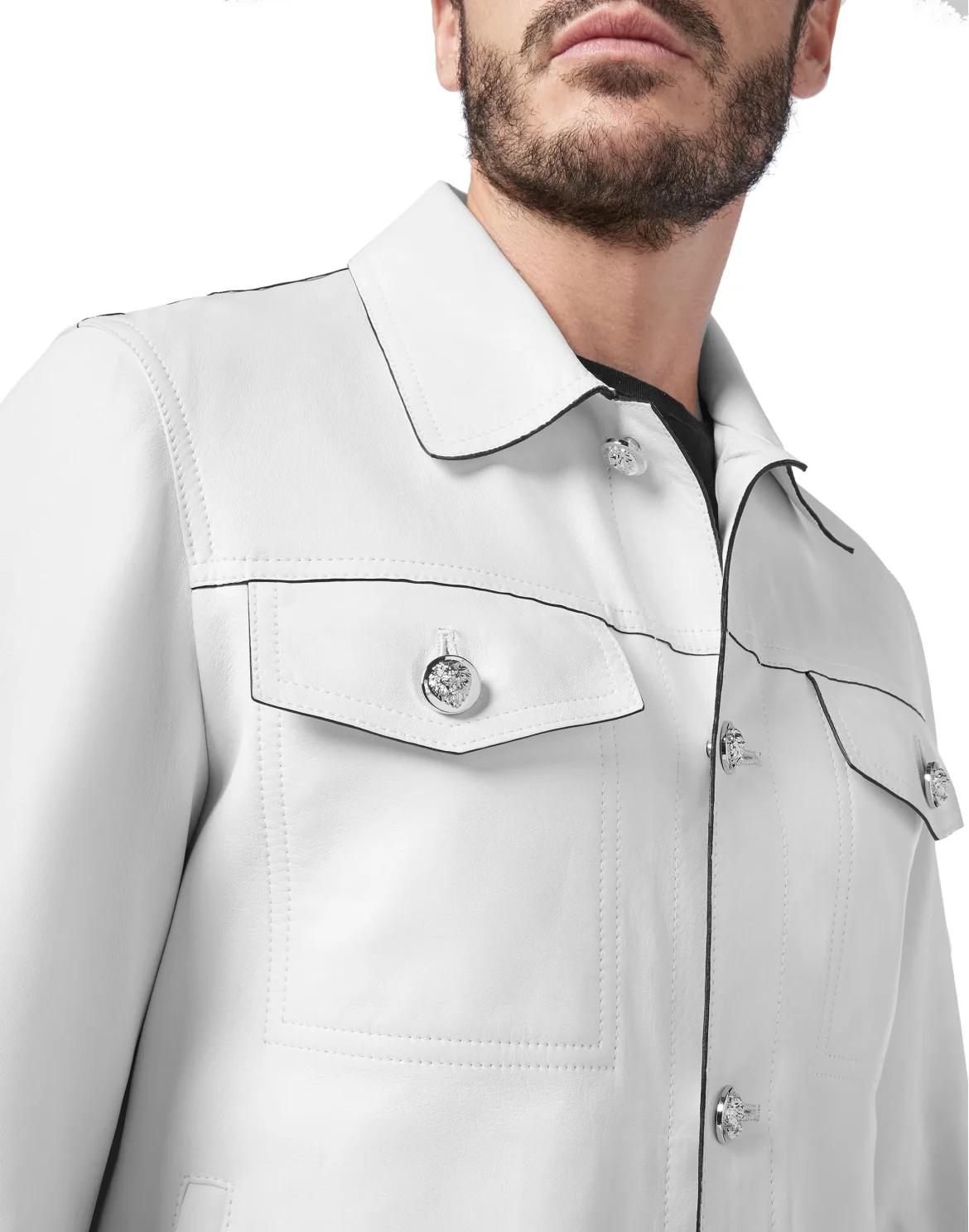 Leather Jacket Logos, цвет: Белый
