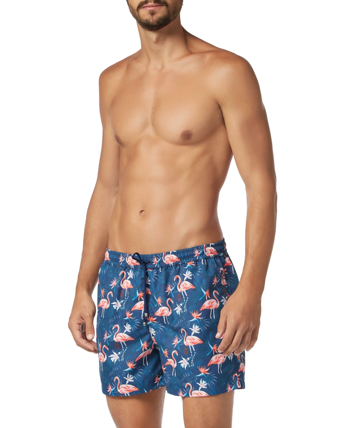 Beachwear Short Trousers Palms, цвет: Синий