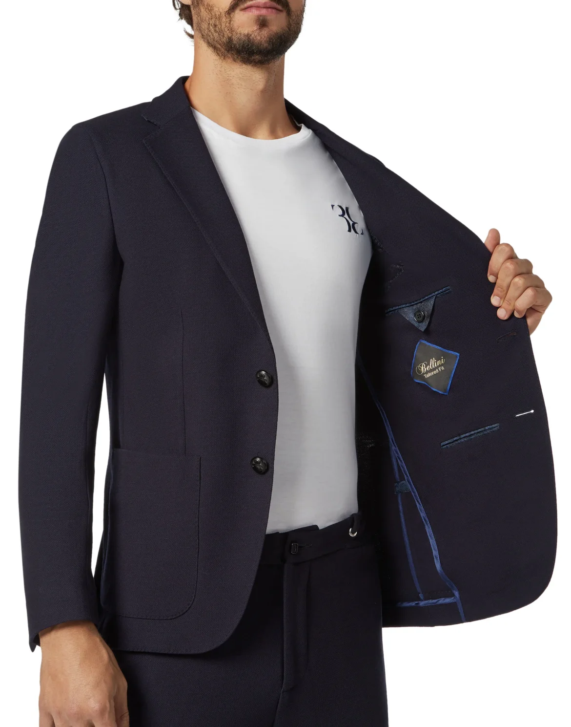 Blazer Tailored Fit Crest, цвет: Синий