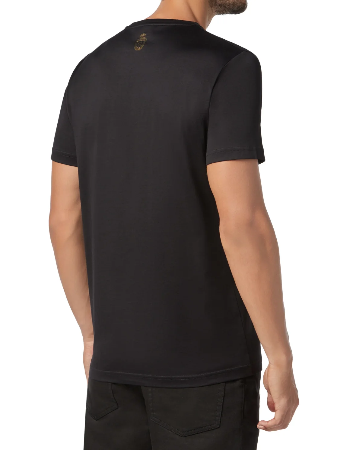T-shirt Round Neck SS Baroque, цвет: Черный