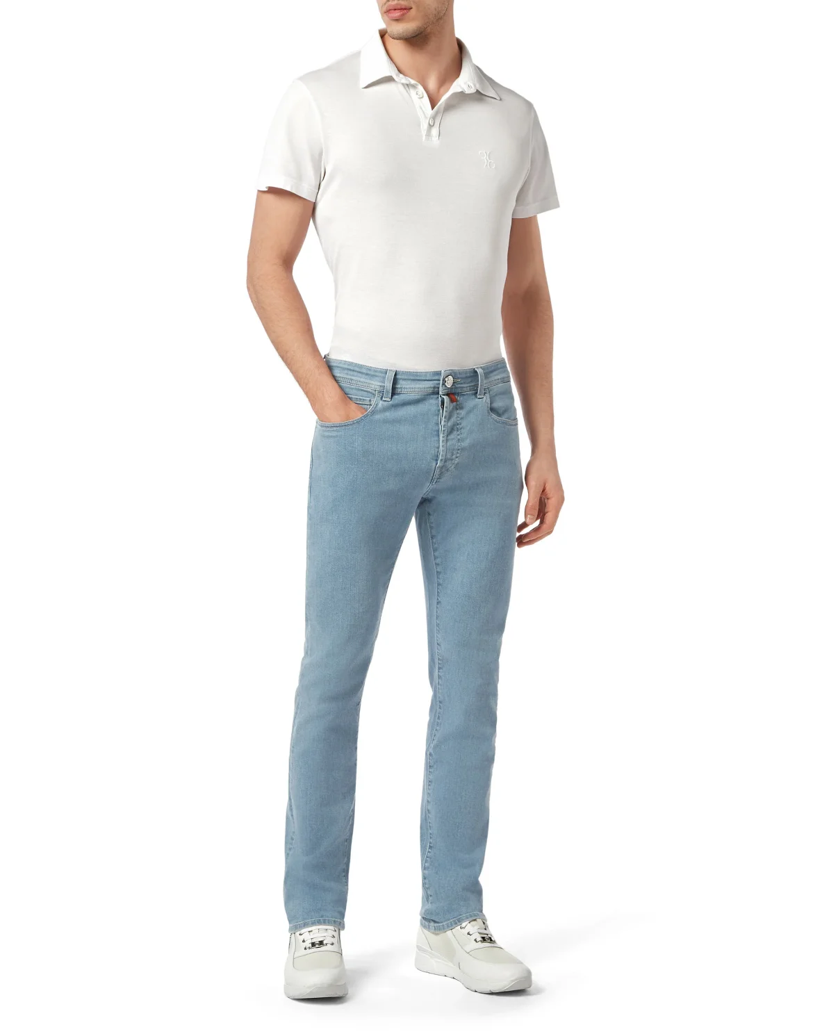 Denim Trousers Super Straight Cut Basic, цвет: Синий