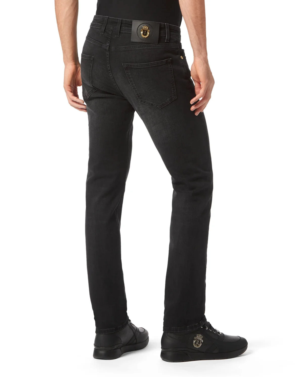 Denim Trousers Super Straight Cut, цвет: Черный