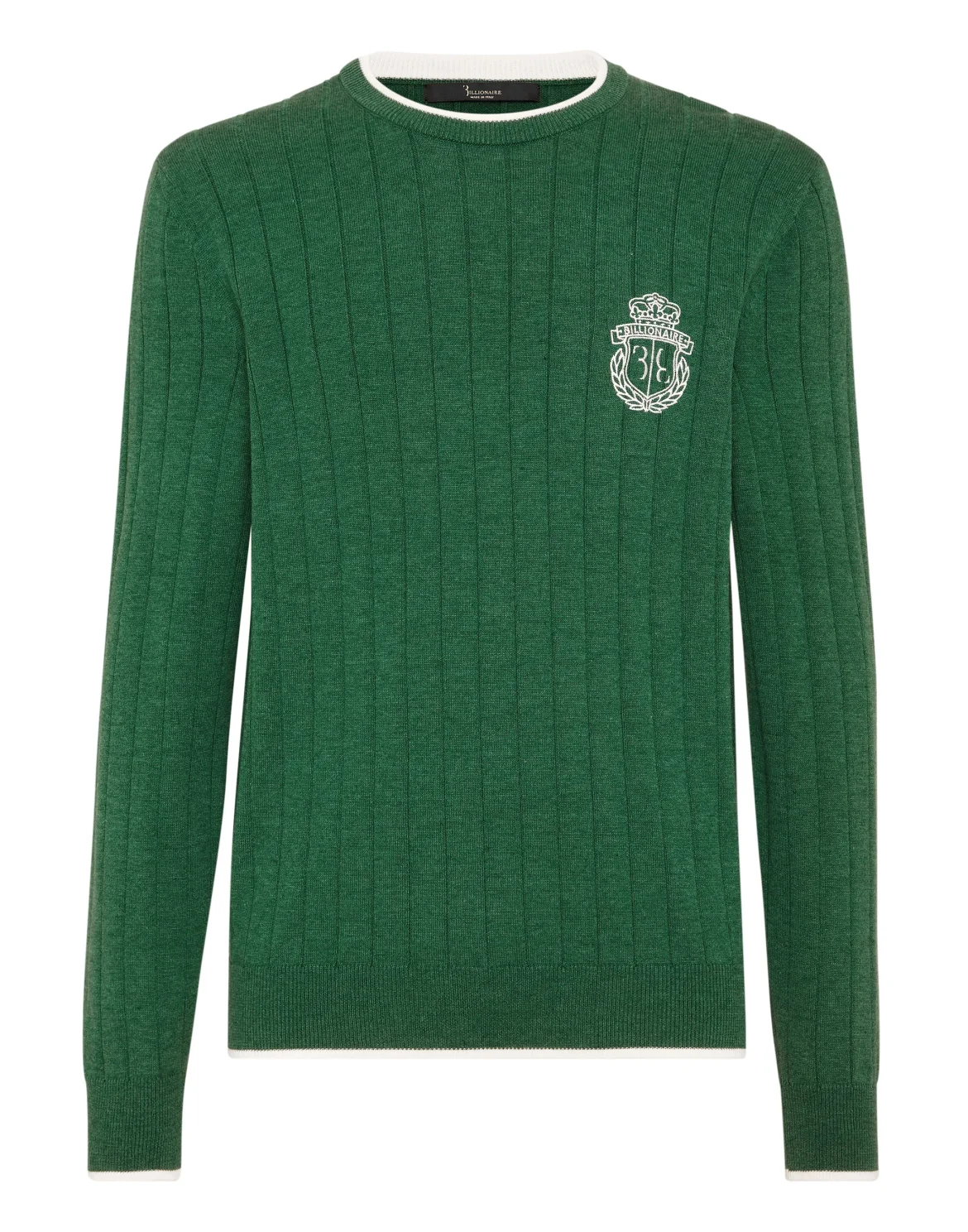 Wool/Cotton Pullover  LS, цвет: Зеленый