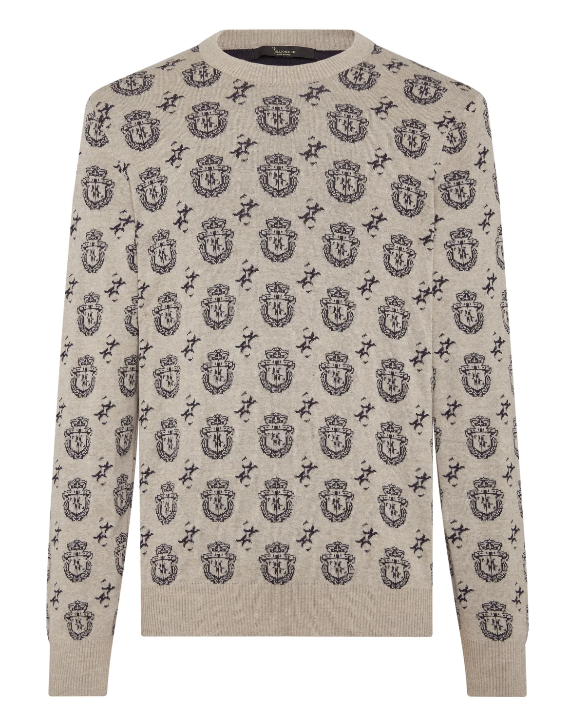 Wool/Cotton Pullover LS, цвет: Синий