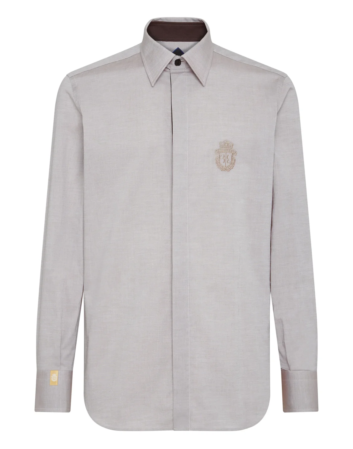 Shirt Silver Cut LS Slim Fit, цвет: Бежевый