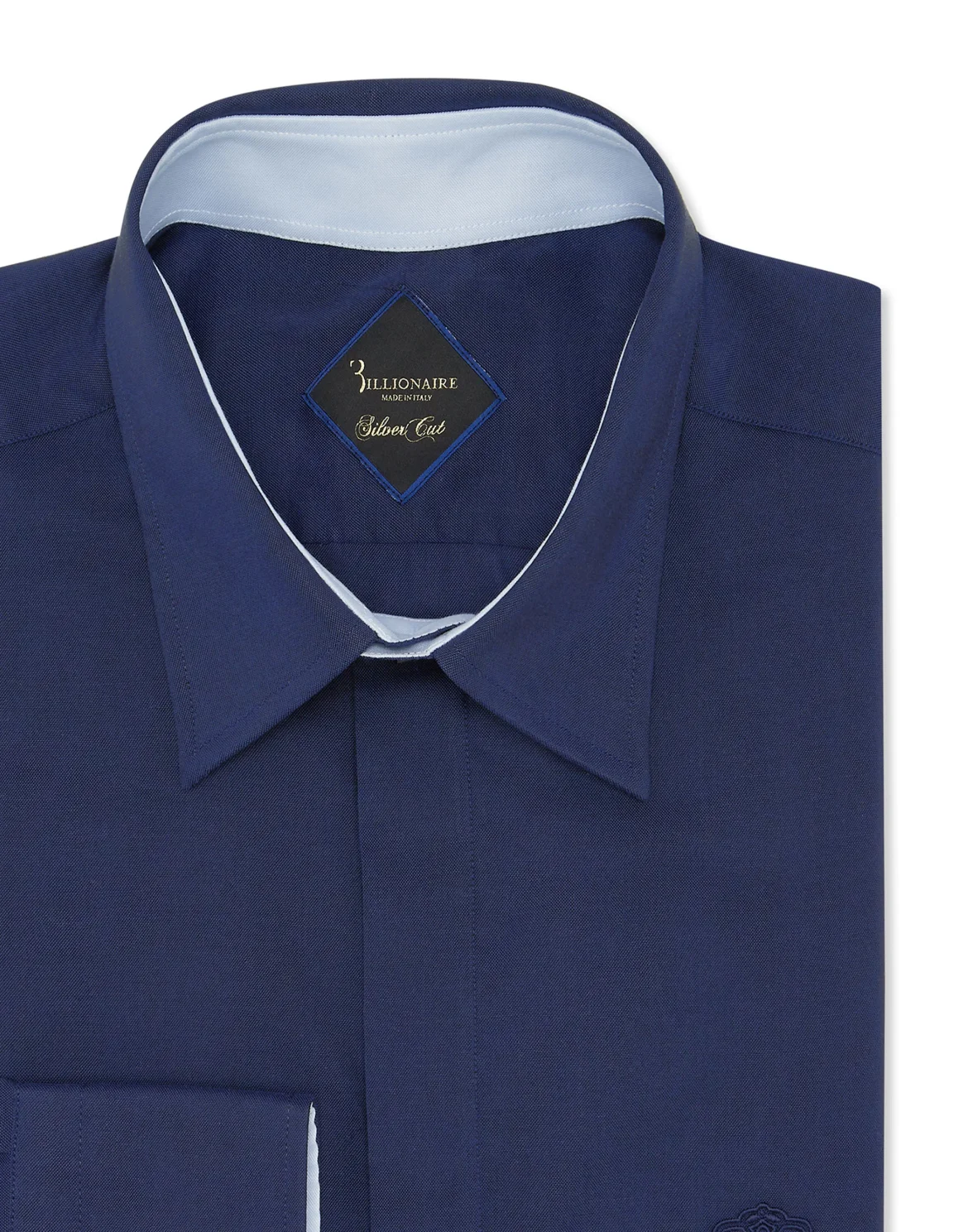 Shirt Silver Cut LS Slim Fit, цвет: Синий