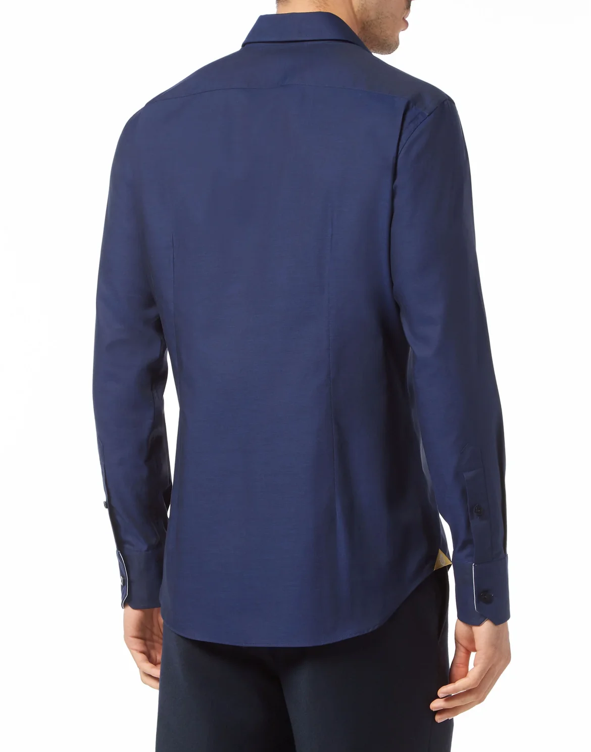 Shirt Silver Cut LS Slim Fit, цвет: Синий