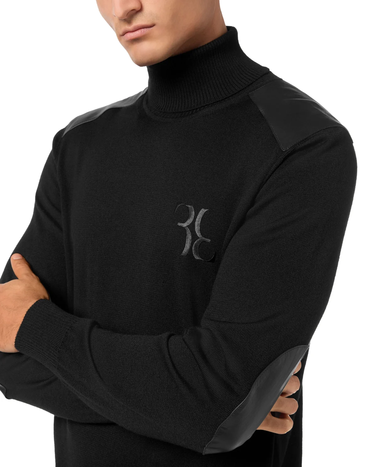 Silk/Wool Turtle Neck LS, цвет: Черный
