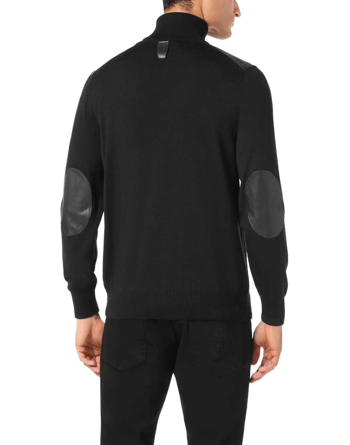 Silk/Wool Turtle Neck LS, цвет: Черный
