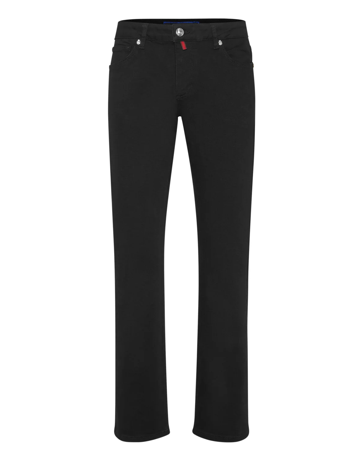 Denim Trousers Regular Fit, цвет: Черный