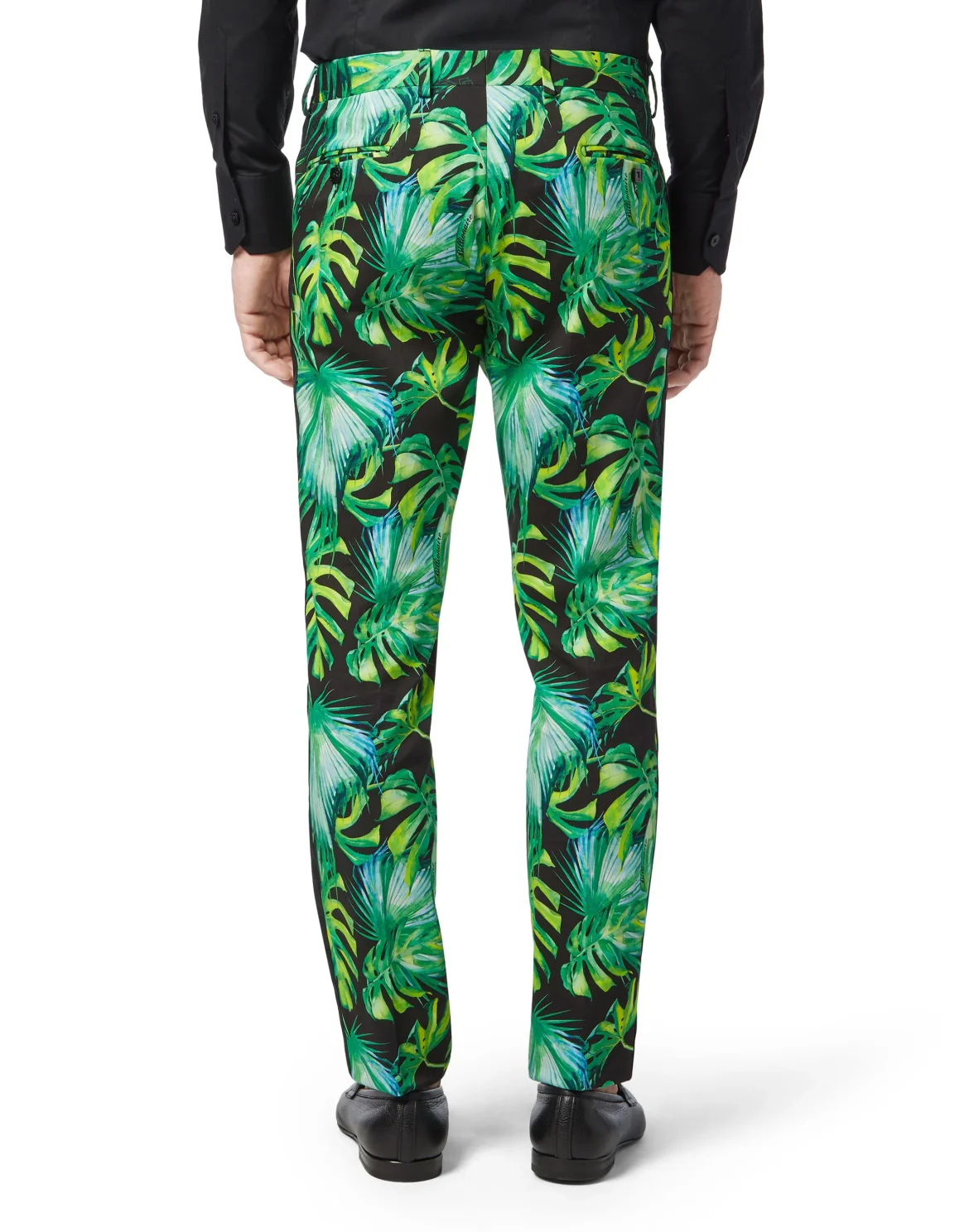 Slim Trousers FS Palms, цвет: Черный