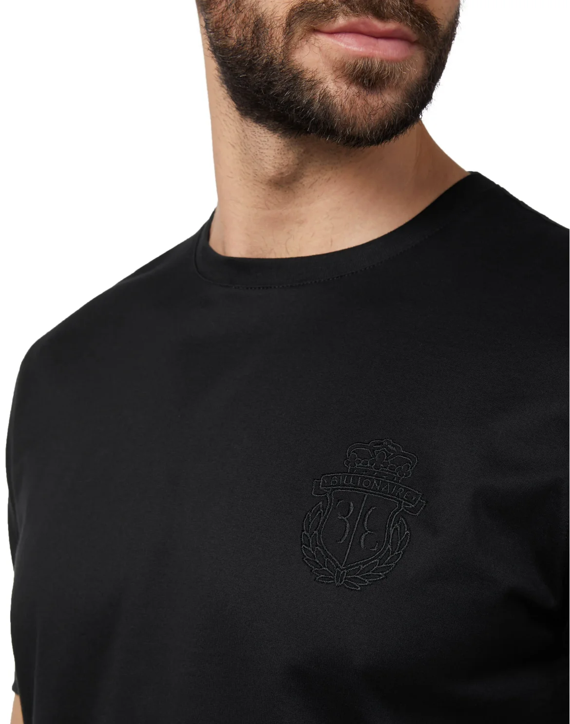 T-shirt Round Neck SS Crest, цвет: Черный