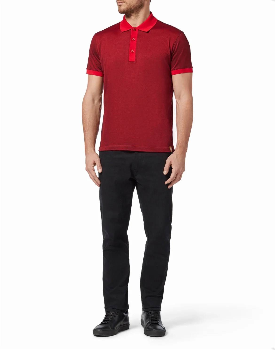 Polo shirt SS Crest, цвет: Красный