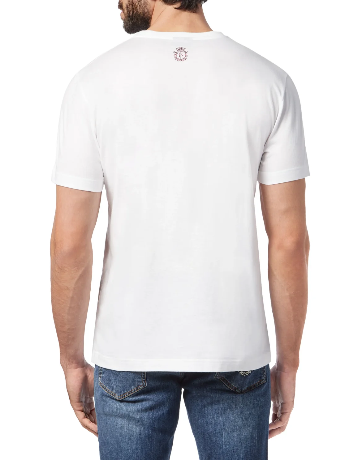 T-shirt Round Neck SS Crest, цвет: Белый