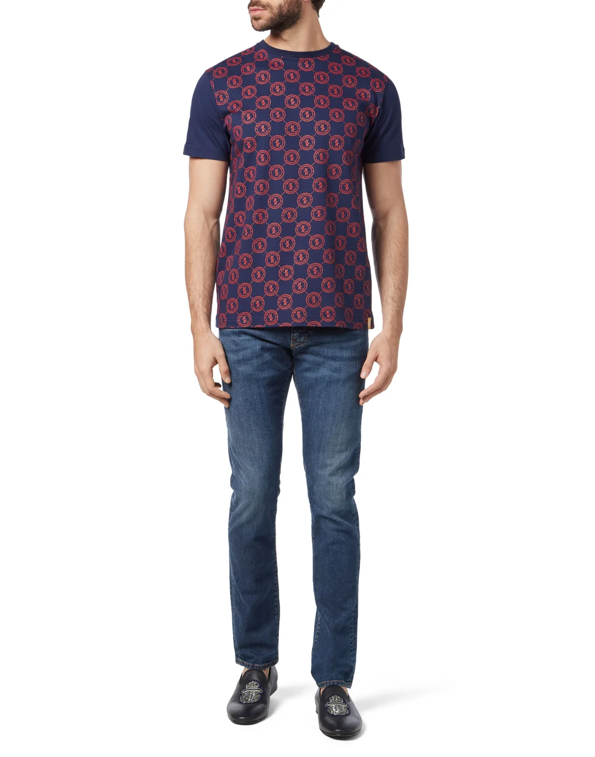 T-shirt Round Neck SS Members only, цвет: Синий