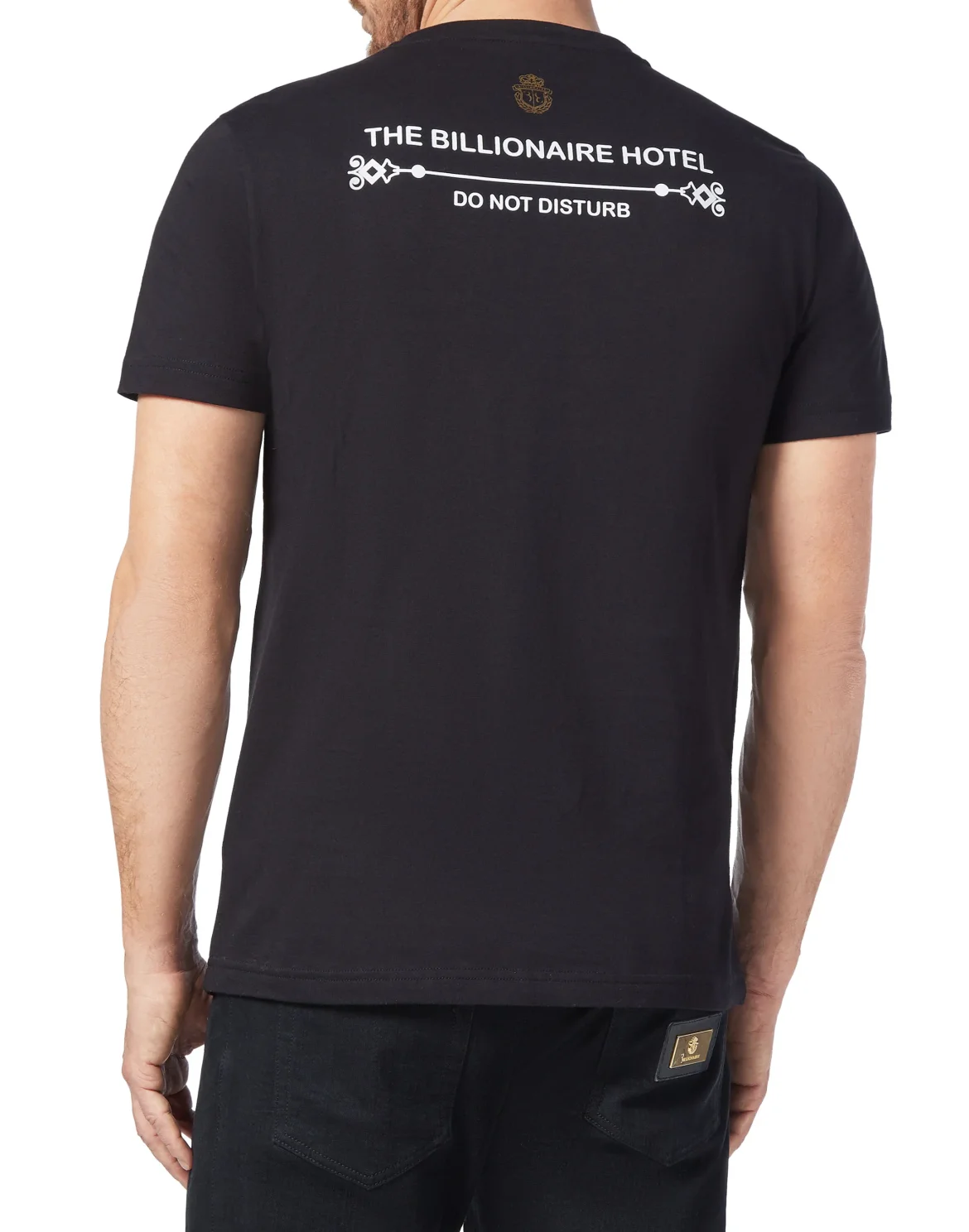 T-shirt Round Neck SS Baroque, цвет: Черный