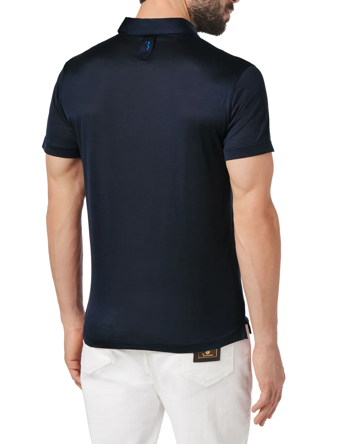 Polo shirt SS Double B, цвет: Синий