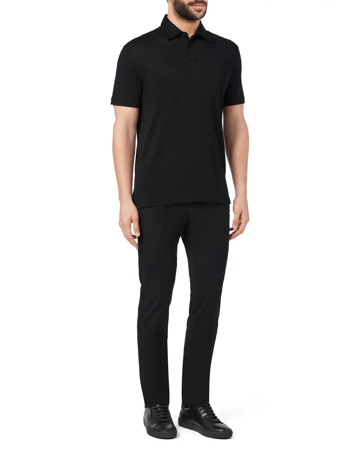 Polo shirt SS Crest, цвет: Черный