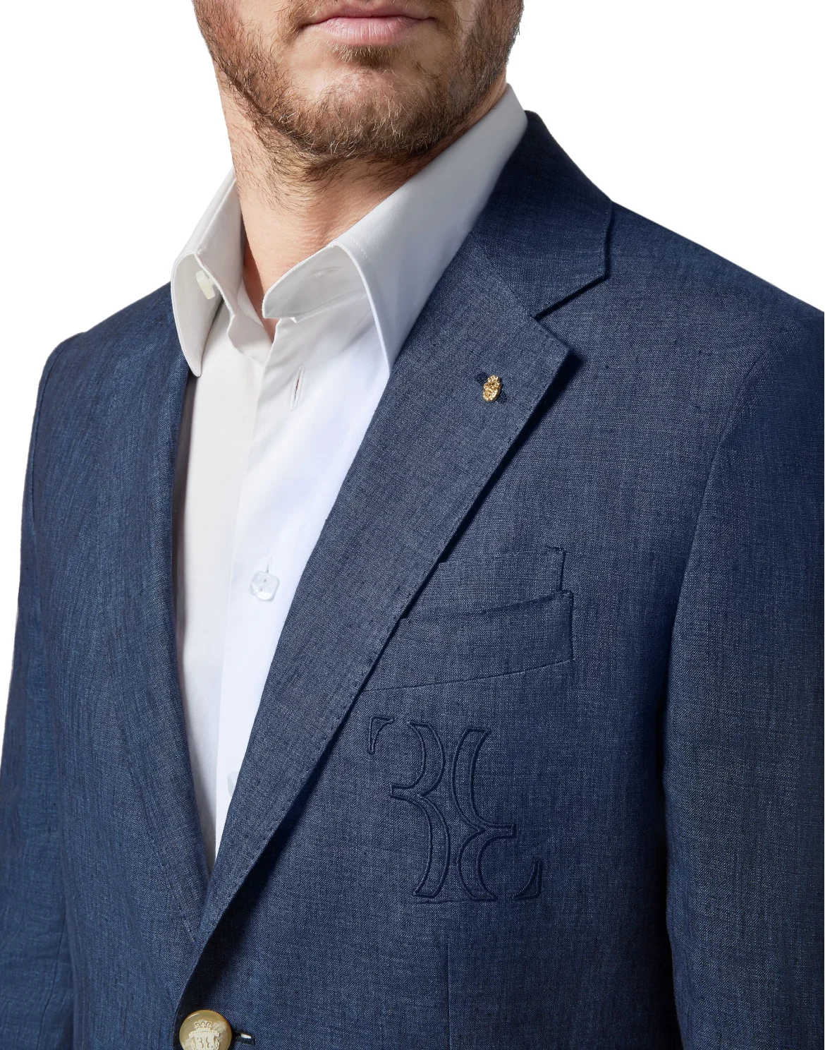 Blazer Super Slim Fit Double B, цвет: Синий
