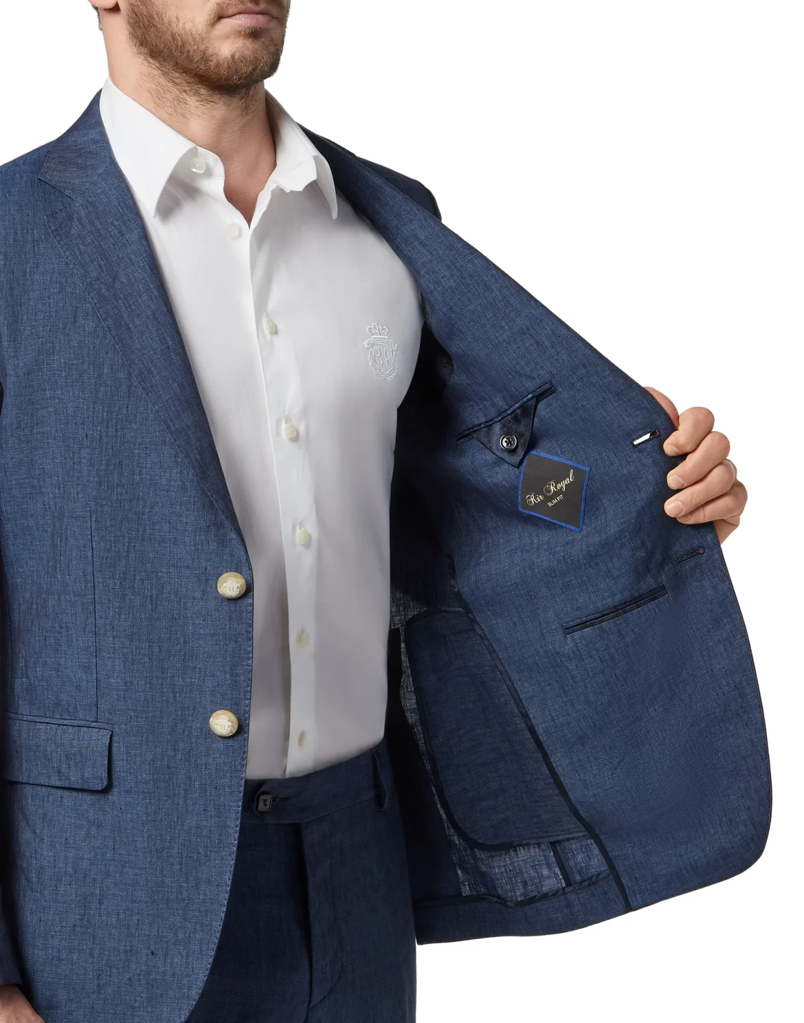 Blazer Super Slim Fit Double B, цвет: Синий
