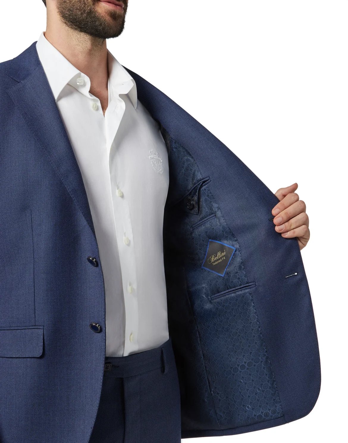 Blazer Tailored Fit Crest, цвет: Синий