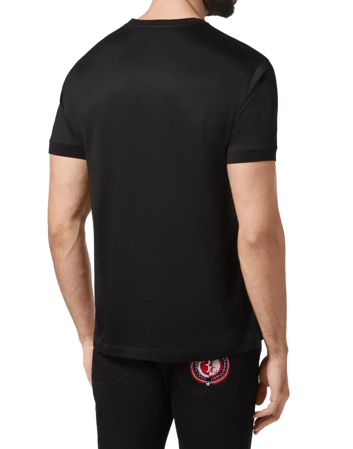T-shirt Round Neck SS Stripes, цвет: Черный