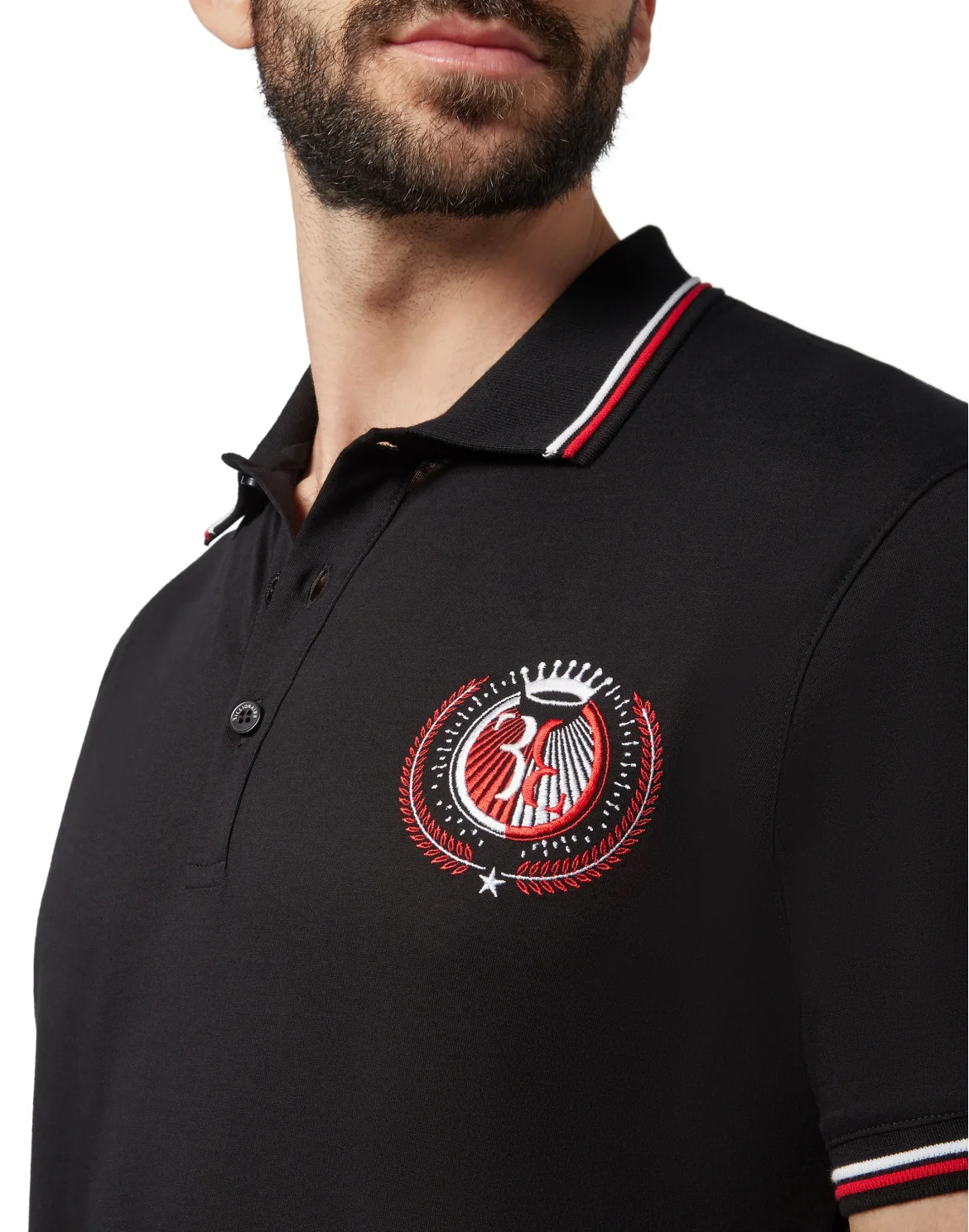 Polo shirt SS Double B, цвет: Черный