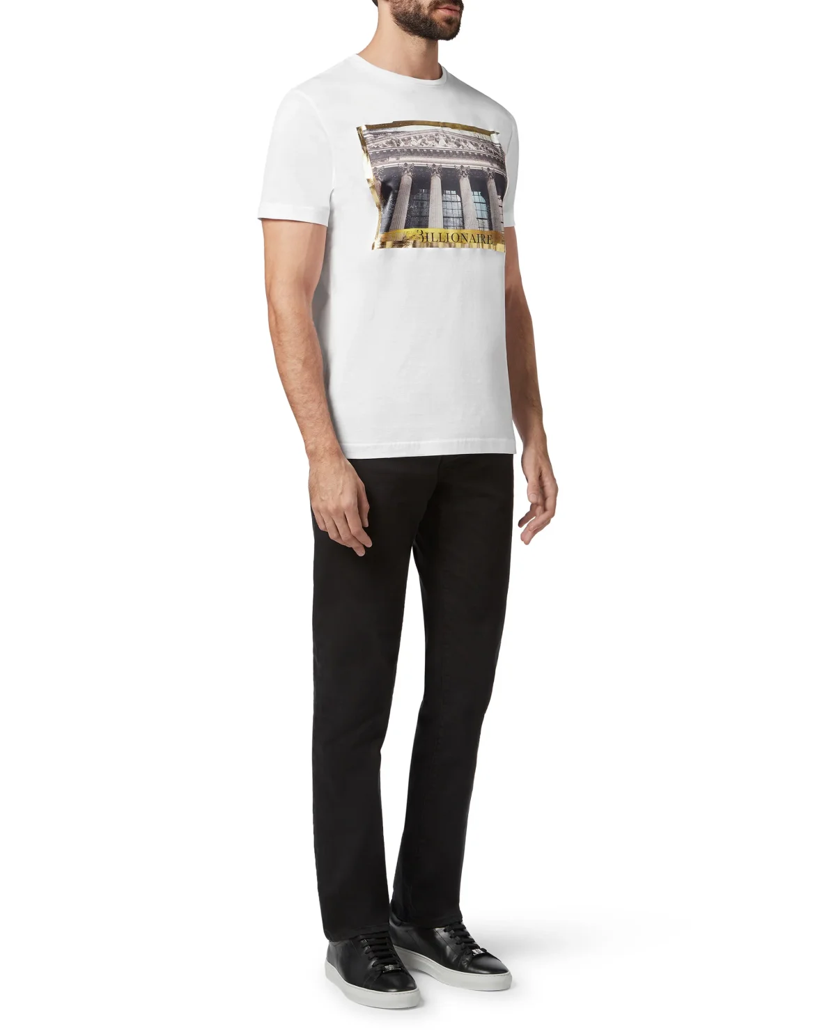 T-shirt Round Neck SS Money, цвет: Белый