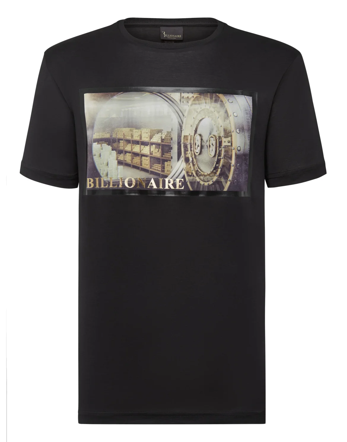 T-shirt Round Neck SS Money, цвет: Черный