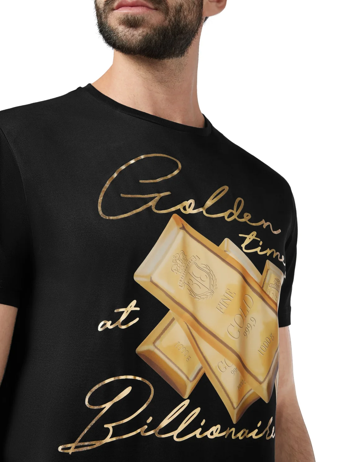 T-shirt Round Neck SS Lion, цвет: Черный