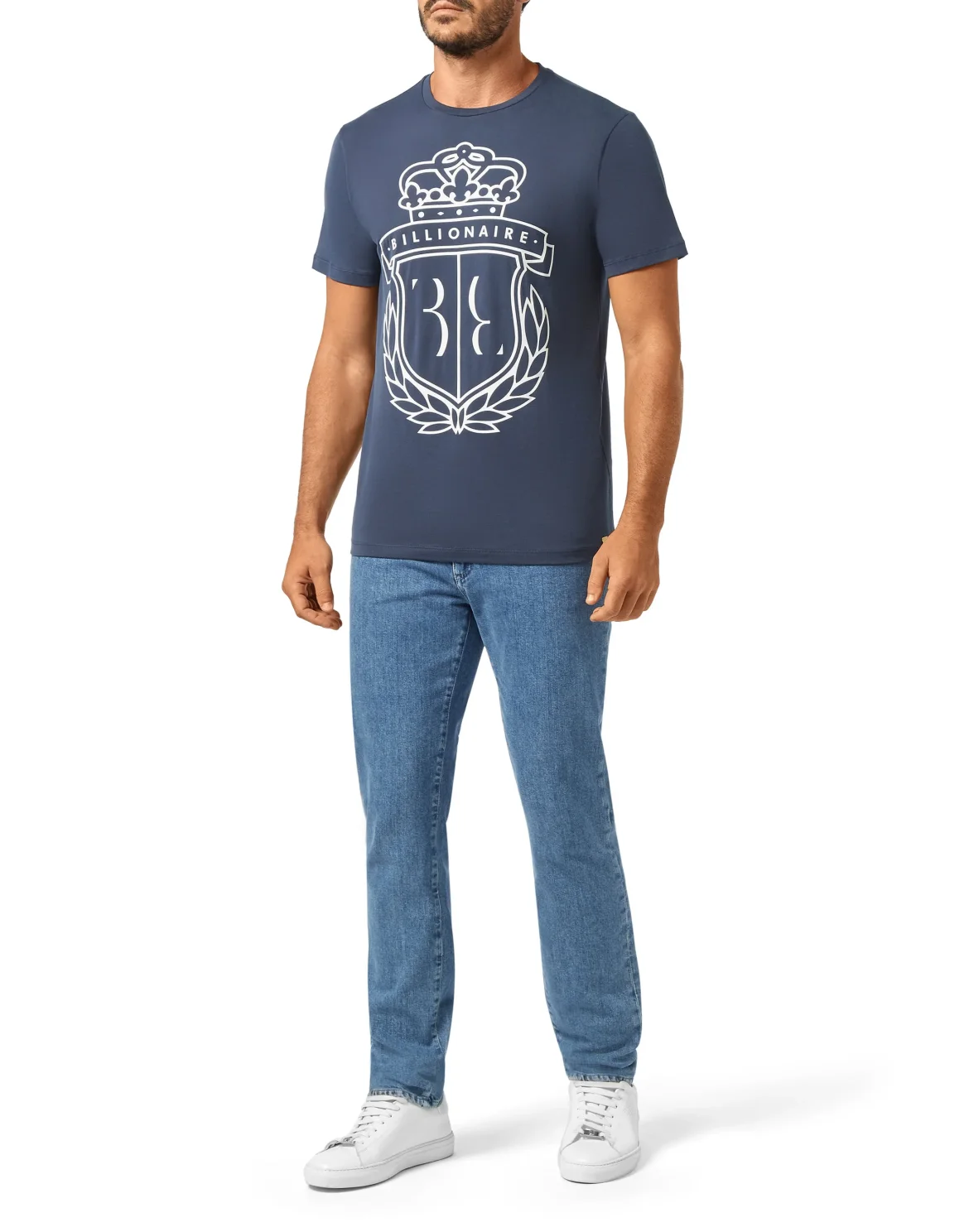 T-shirt Round Neck SS Crest, цвет: Синий