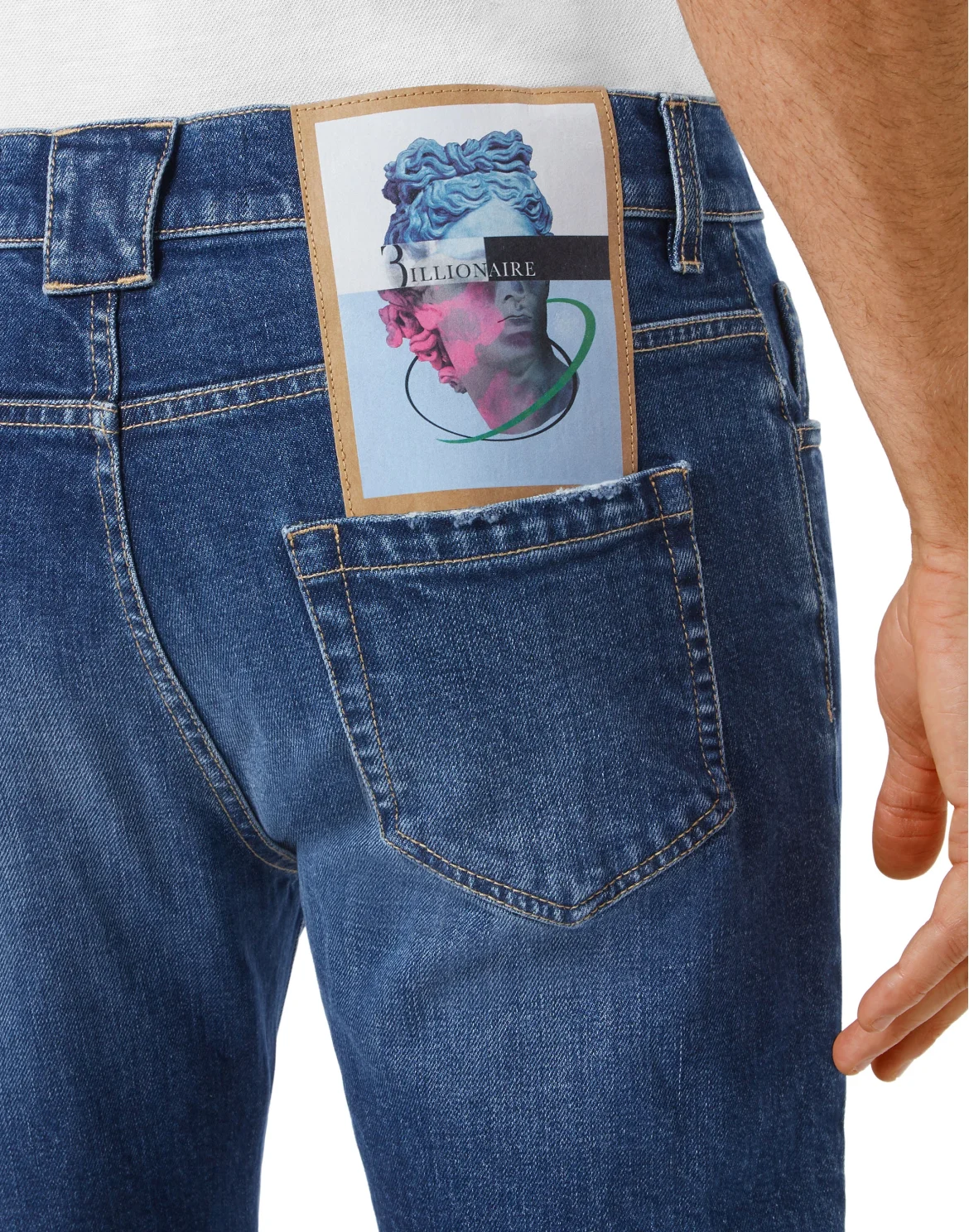 Denim Trousers Super Straight Cut, цвет: Синий
