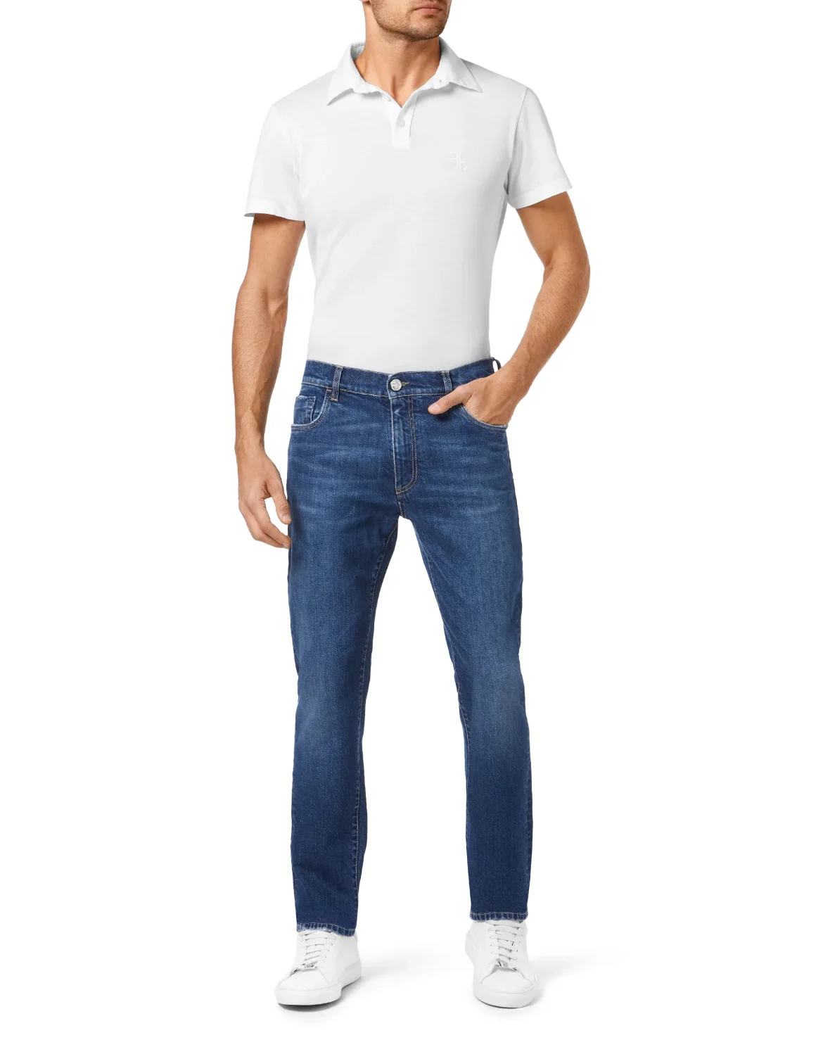 Denim Trousers Super Straight Cut, цвет: Синий