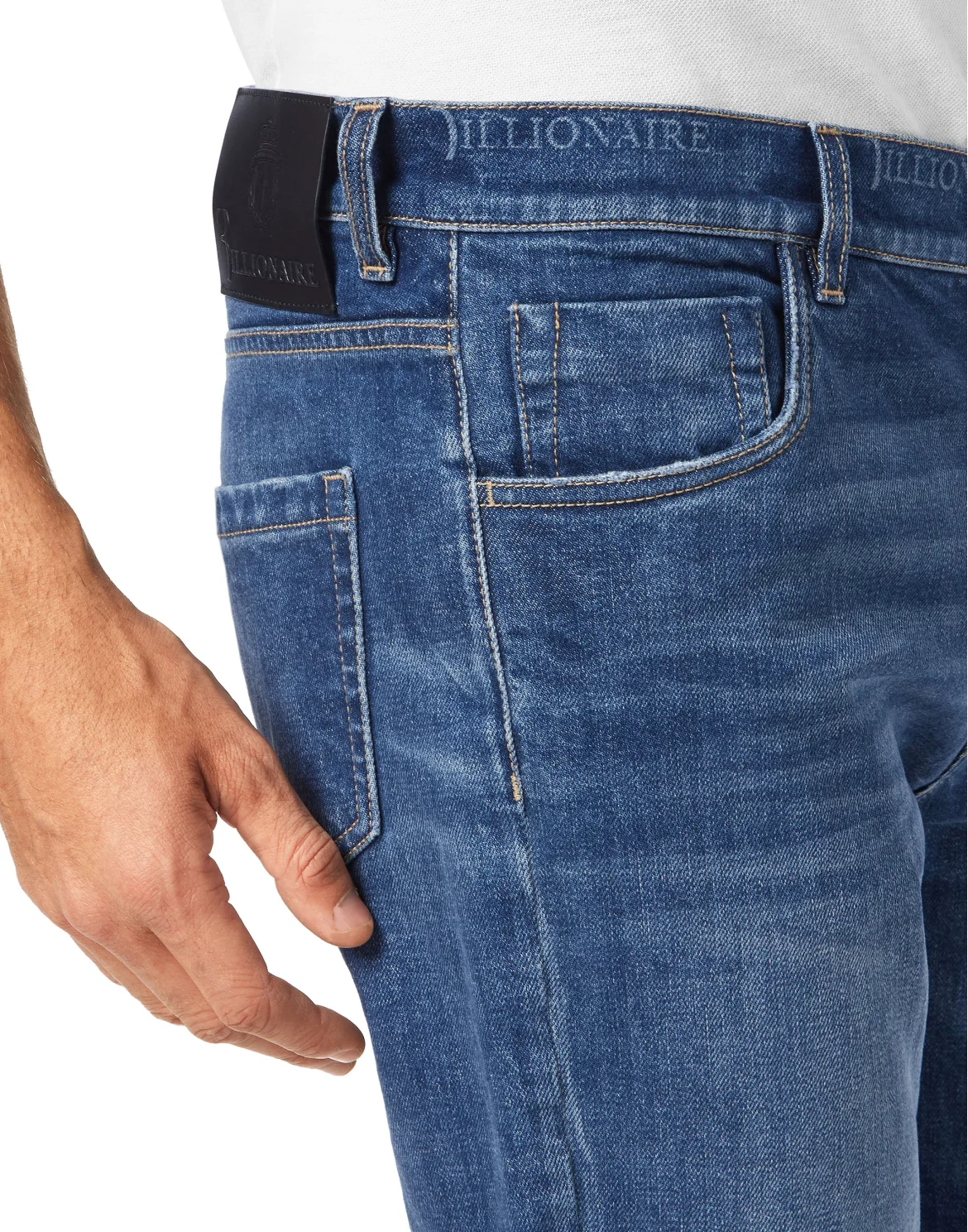 Denim Trousers Super Straight Cut Istitutional, цвет: Синий