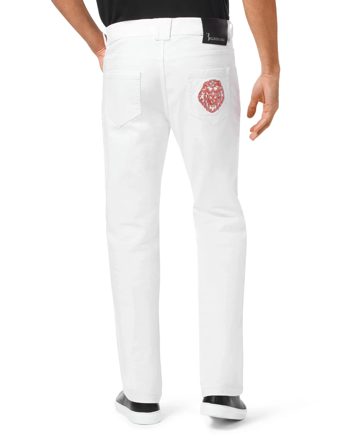 Denim Trousers Regular fit Lion, цвет: Белый