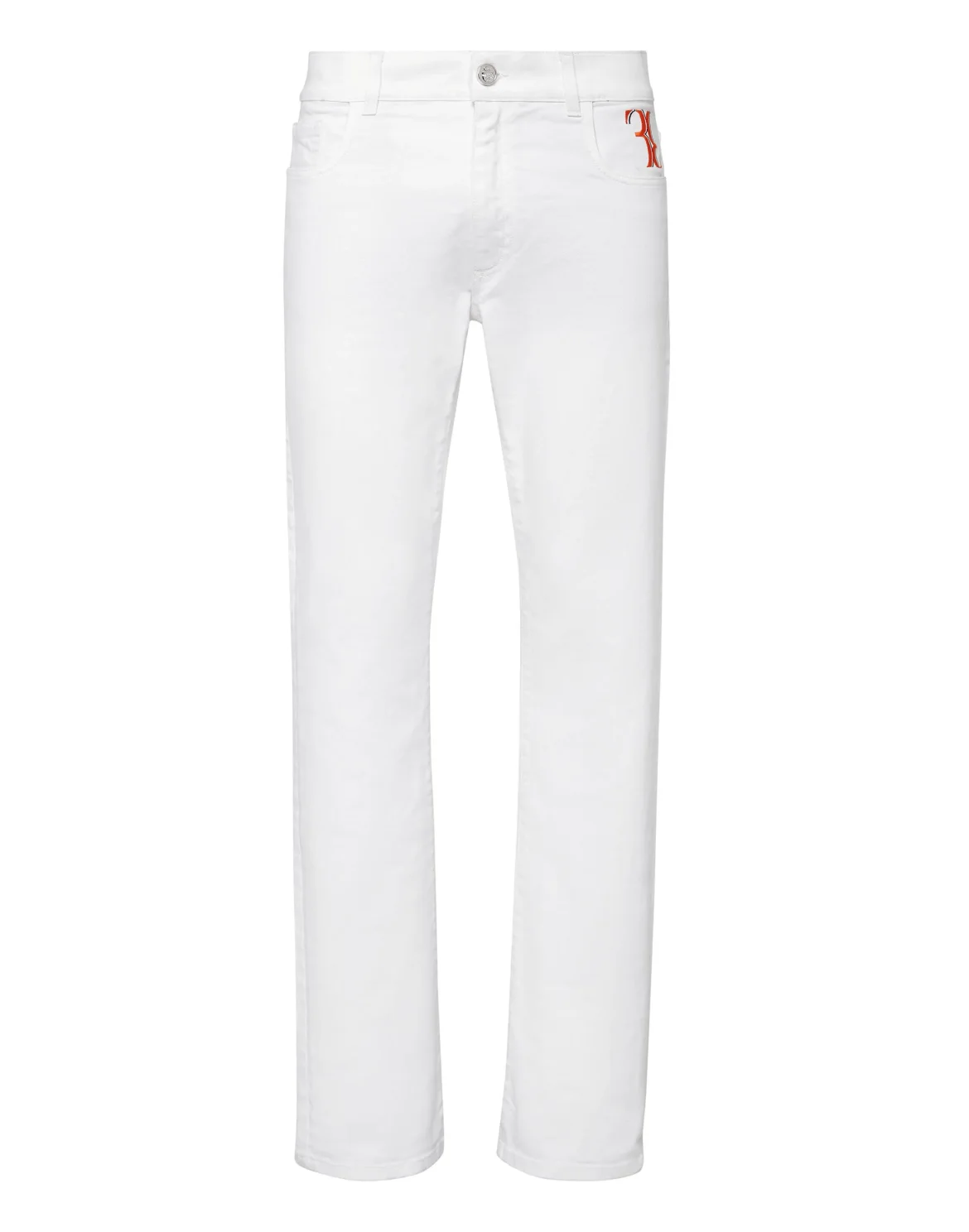 Denim Trousers Regular fit Lion, цвет: Белый