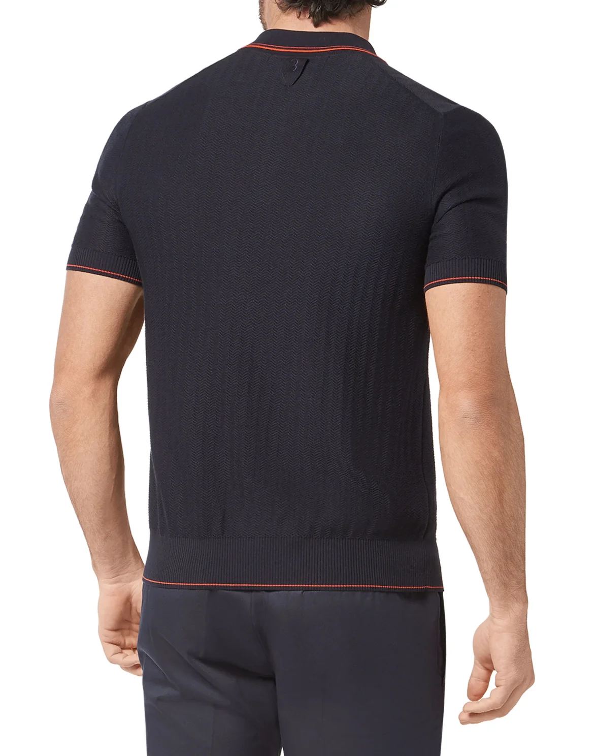 Pullover Polo-Neck SS Crest, цвет: Синий