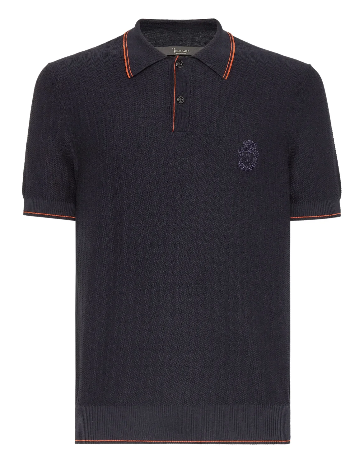 Pullover Polo-Neck SS Crest, цвет: Синий