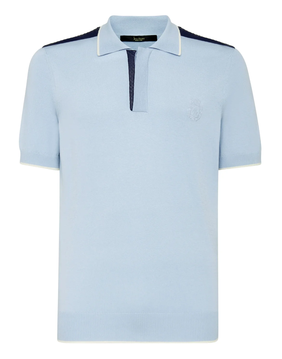 Pullover Polo-Neck SS Crest, цвет: Синий