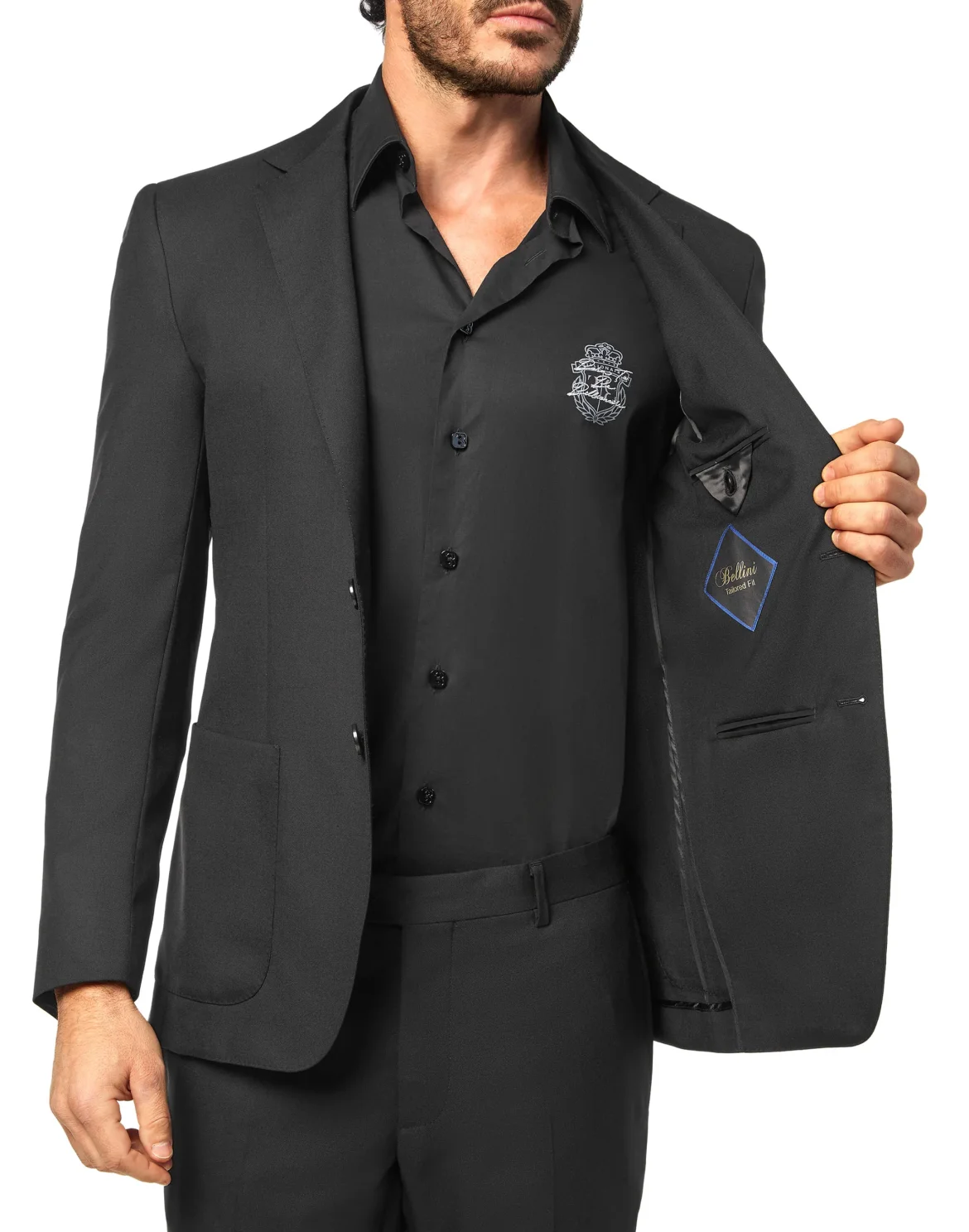 Blazer Tailored Fit, цвет: Черный