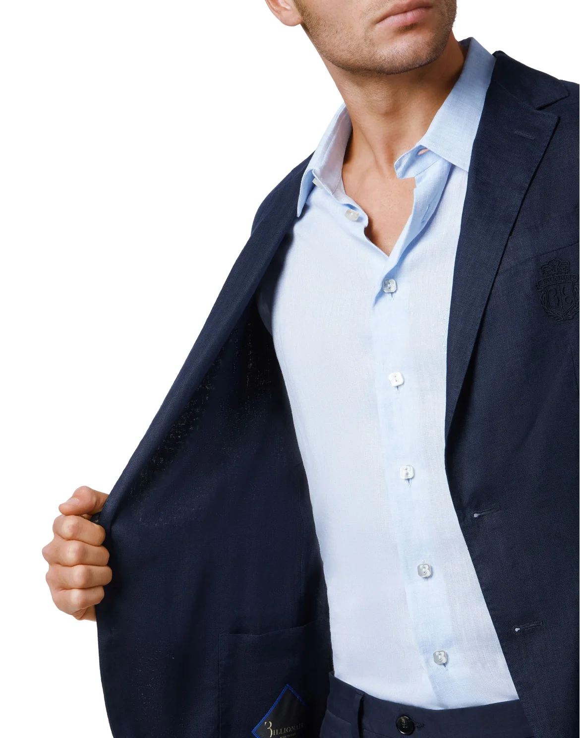 Linen Blazer, цвет: Синий