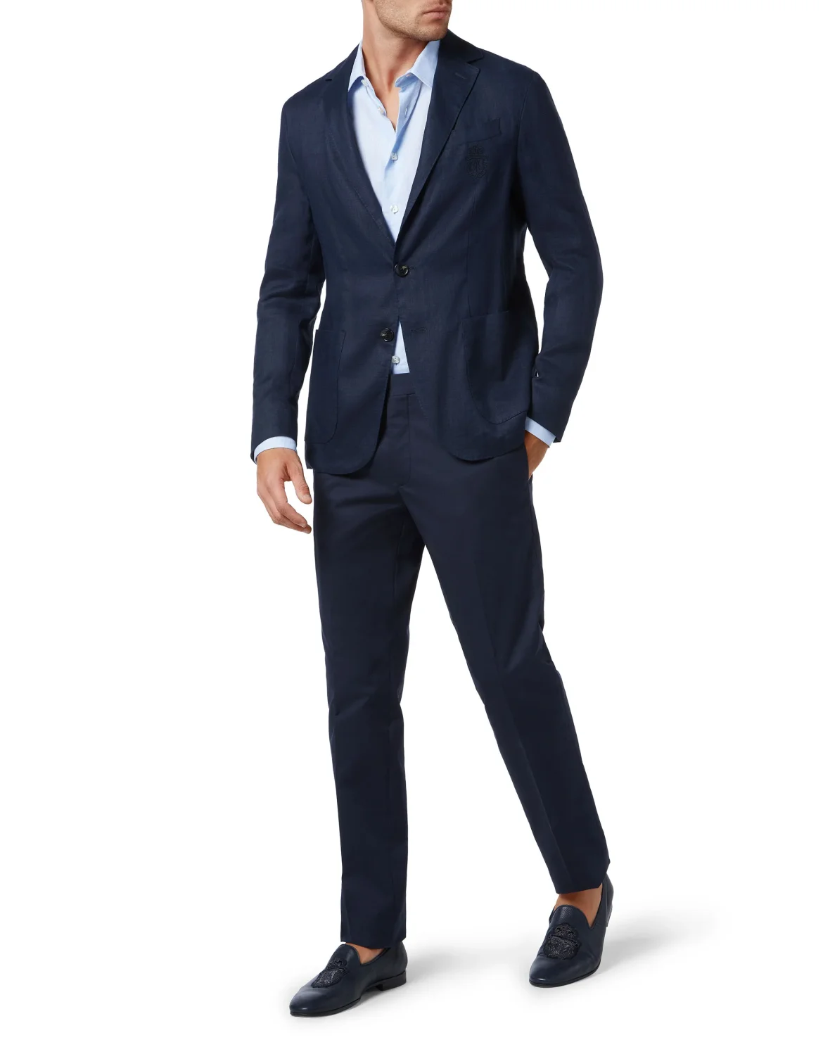 Linen Blazer, цвет: Синий