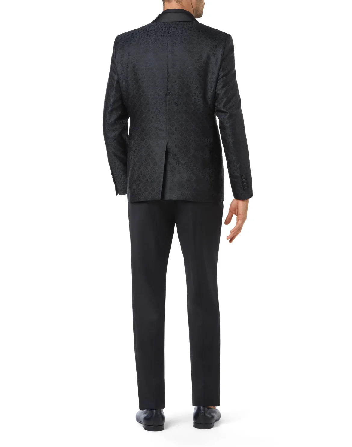 Satin Jacquard Blazer, цвет: Черный