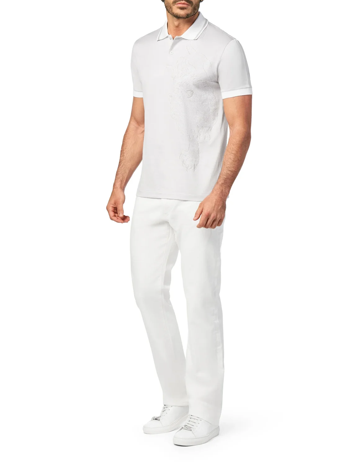 Polo Shirt SS Lion, цвет: Белый
