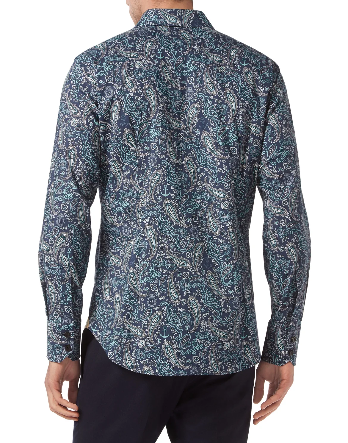 Cotton Shirt Silver Cut LS, цвет: Синий