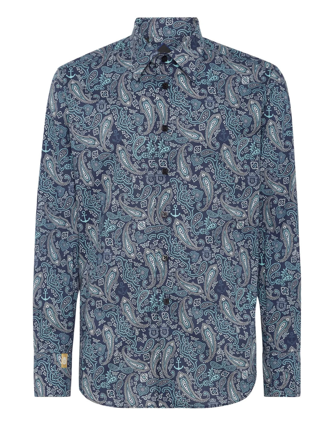 Cotton Shirt Silver Cut LS, цвет: Синий