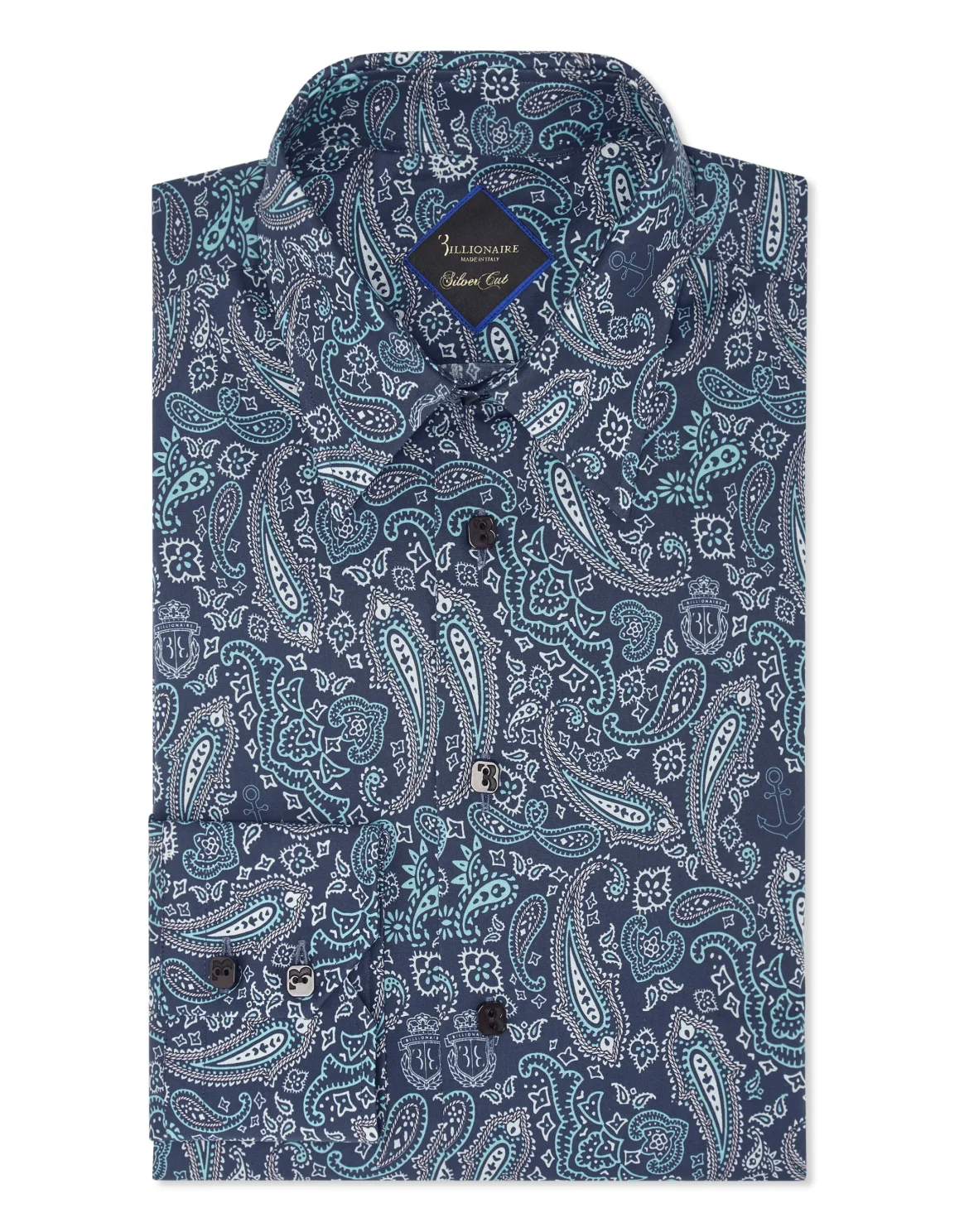 Cotton Shirt Silver Cut LS, цвет: Синий